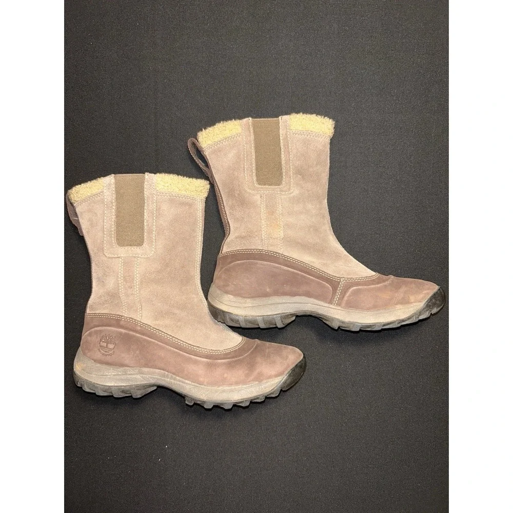 Timberland Canard Resort Womens Winter Snow Boots Suede Leather Water Proof 7.5